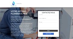 Desktop Screenshot of plombier-nice.fr
