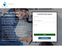Tablet Screenshot of plombier-nice.fr